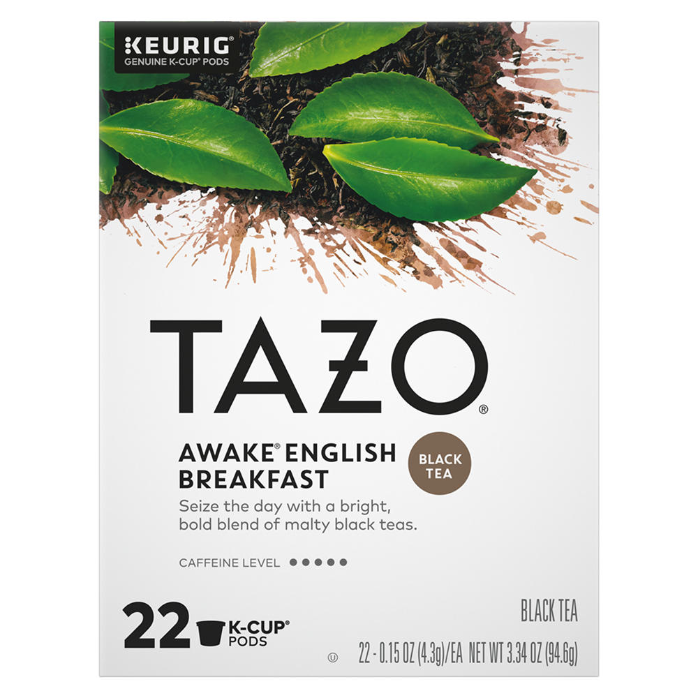 Tazo Awake English Breakfast Black Tea, 22 ct