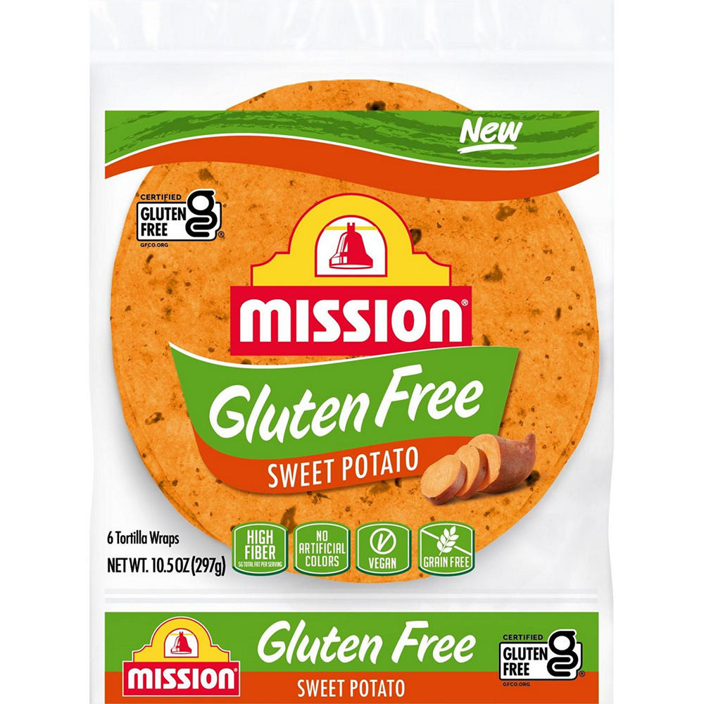 Mission Gluten Free Sweet Potato Tortillas, 6 ct
