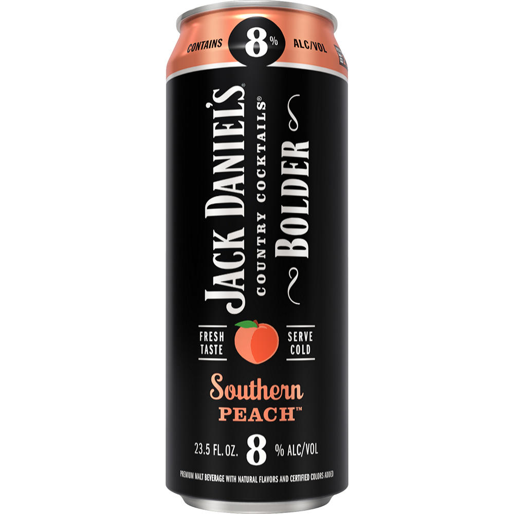 Jack Daniel's Country Cocktails Bolder Southern Peach Can, 23.5 oz