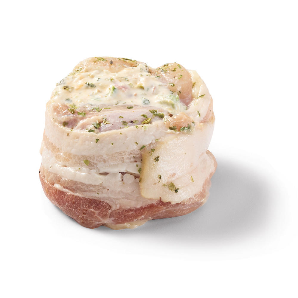 H-E-B Meat Market Bacon-Wrapped Chicken Thigh Popper, Avg. 1.0 lb
