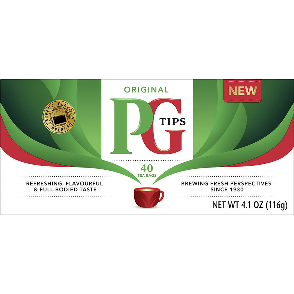 PG Tips Original Black Tea, 40 ct
