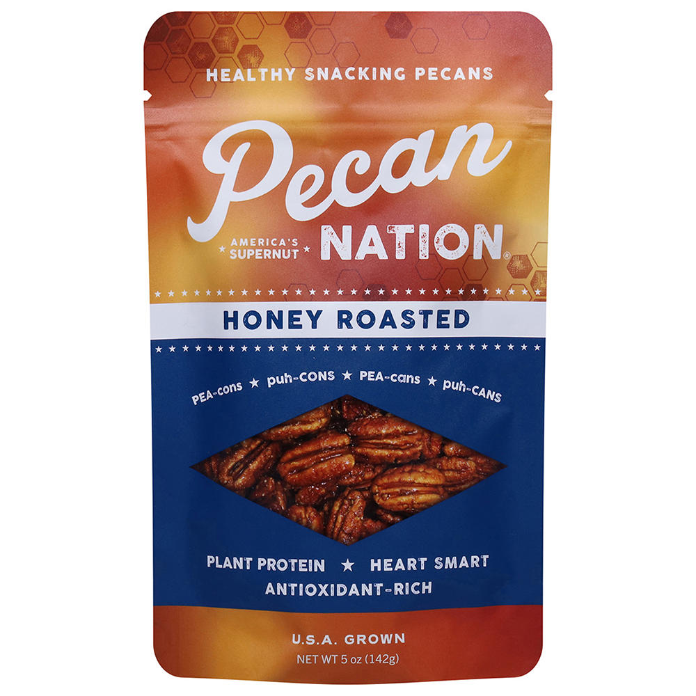 Pecan Nation Pecans - Honey Roasted, 5 oz