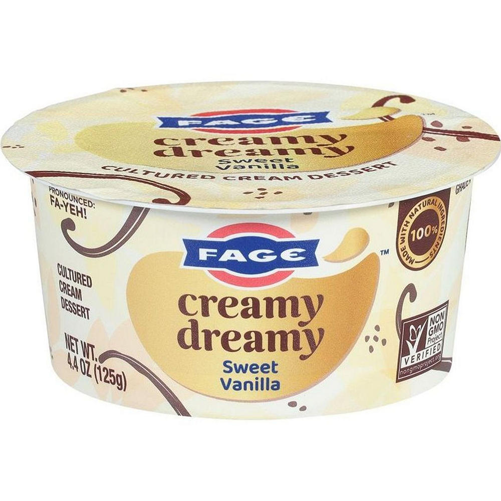 Fage Creamy Dreamy Cream Dessert - Sweet Vanilla , 4.4 oz