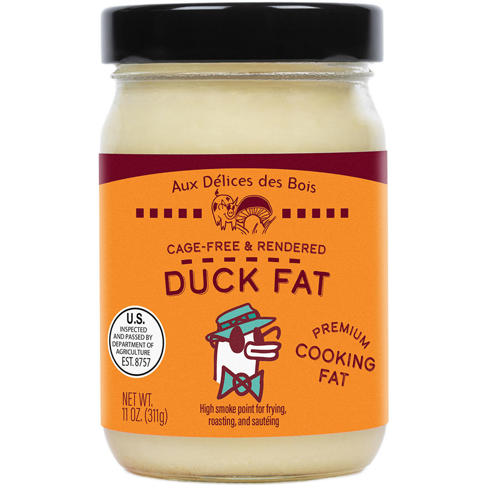 Aux Délices des Bois Cage Free And Rendered Duck Fat, 11 oz