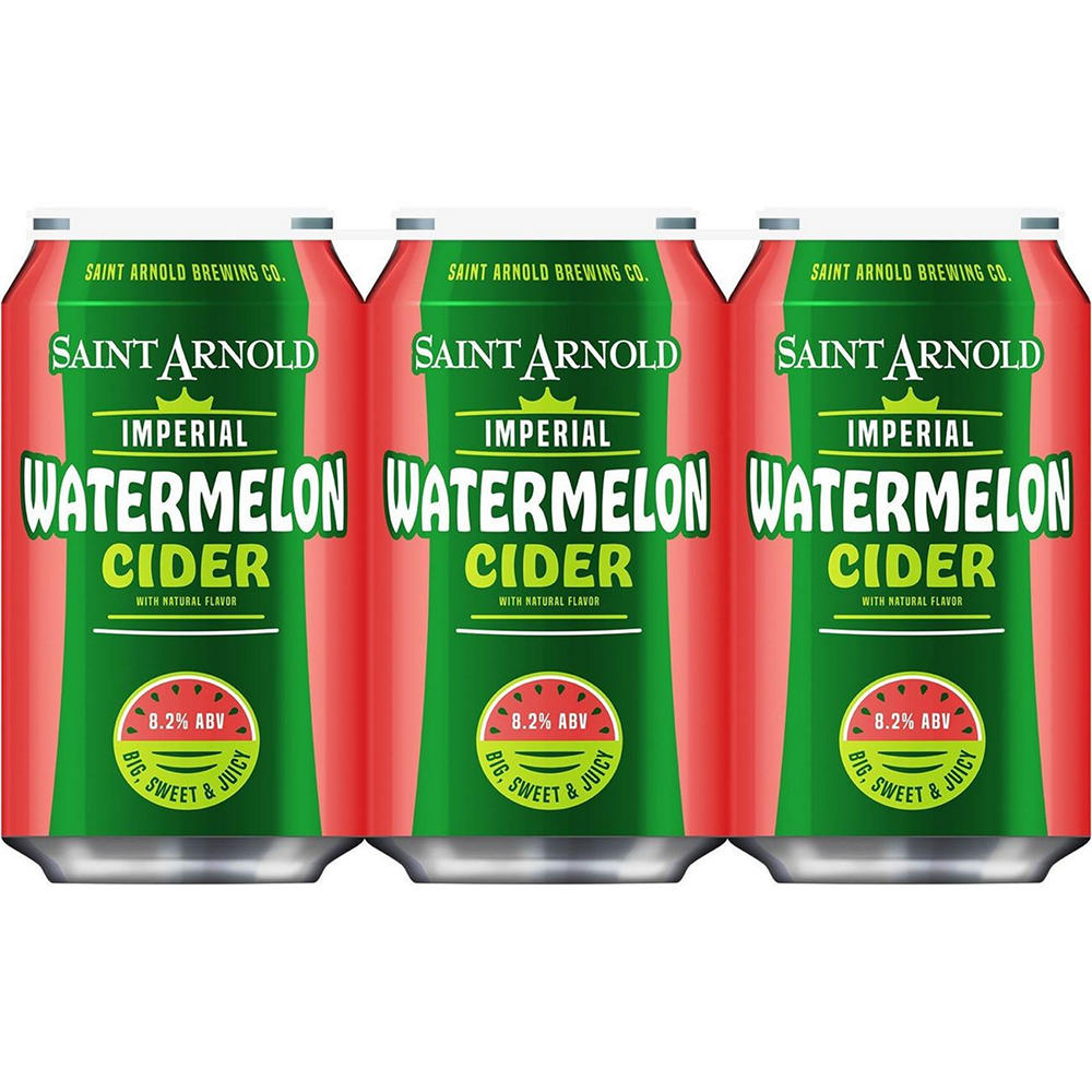 Saint Arnold Imperial Watermelon Cider 6 pk Cans, 12 oz