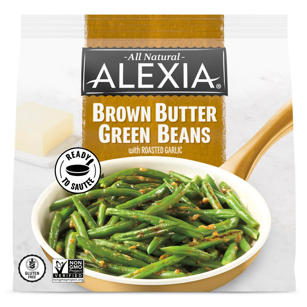 Alexia Frozen Brown Butter Green Beans, 11 oz