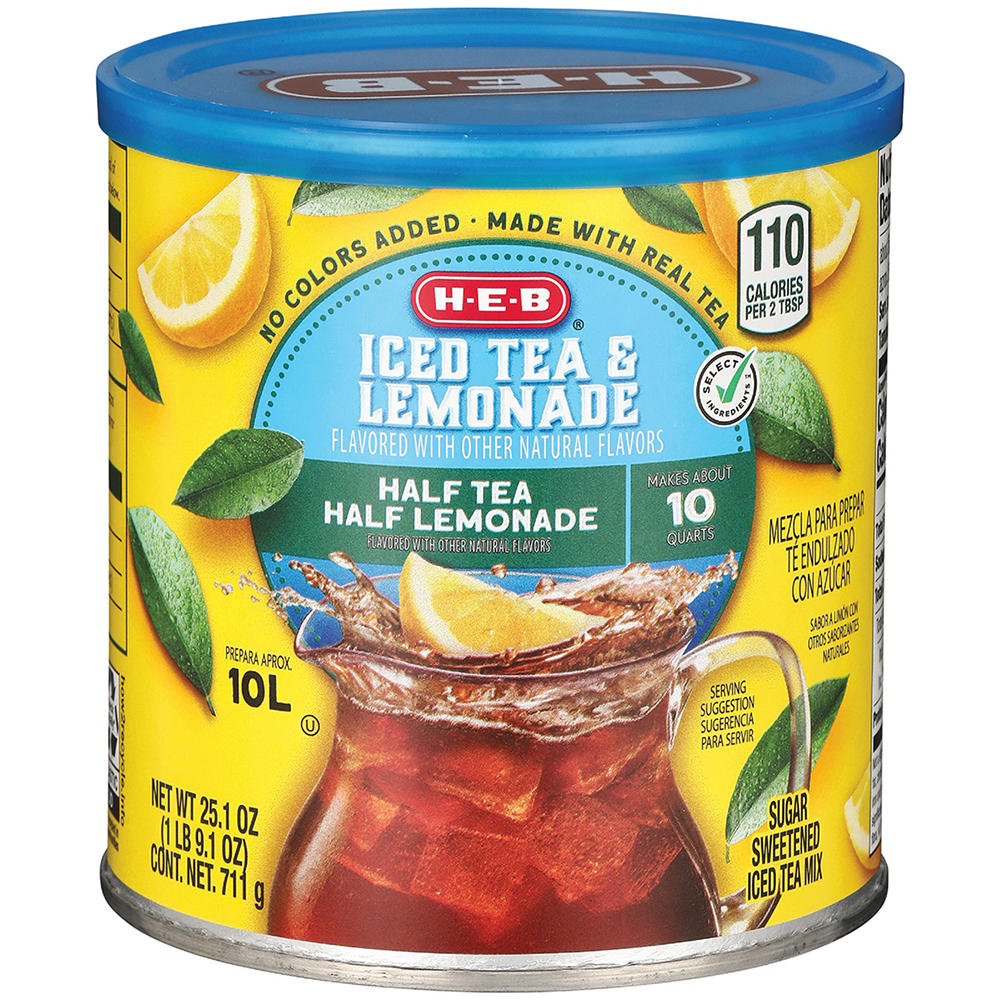 H-E-B Iced Tea & Lemonade Mix, 25.1 oz