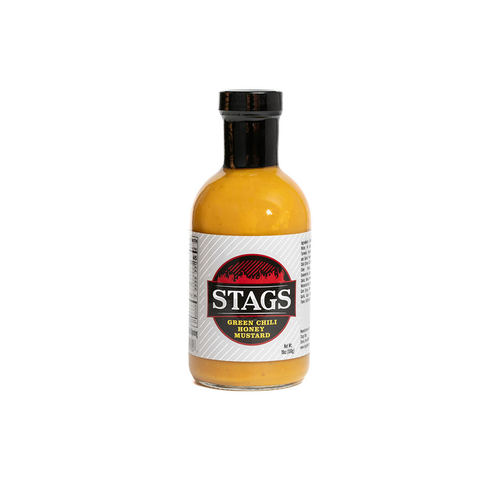 Stags Green Chile Honey Mustard Sauce, 19.4 oz