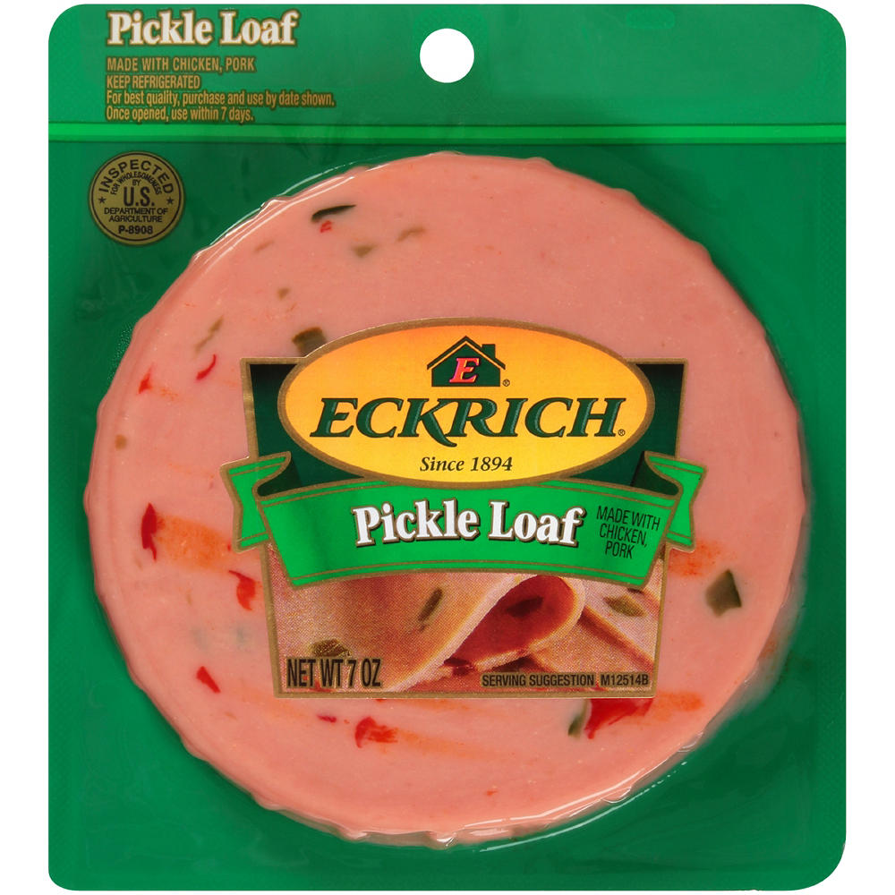 Eckrich Pickle & Pimento Loaf Lunchmeat, 7 oz