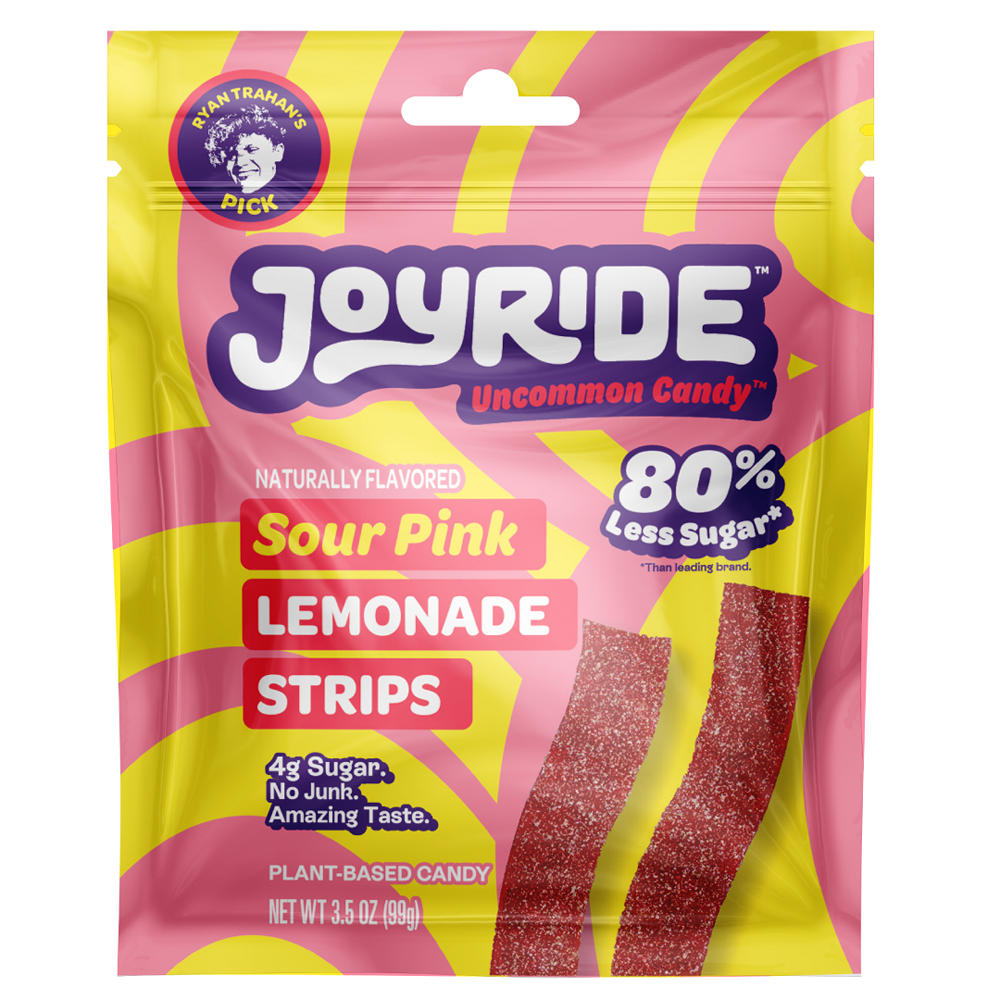 Joyride Sour Pink Lemonade Strips, 3.5 oz
