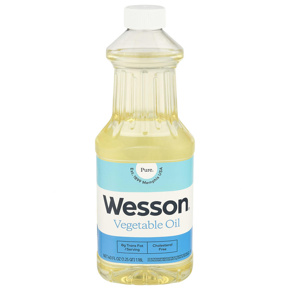 Wesson Vegetable Oil, 40 oz