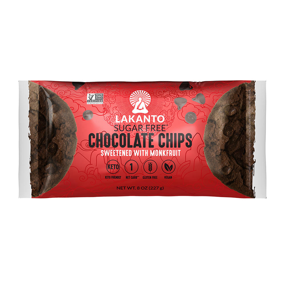 Lakanto Sugar Free Chocolate Chips, 8 oz