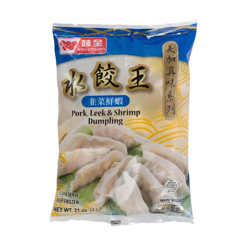 Wei-Chuan Pork, Leek & Shrimp Dumpling, 21 oz