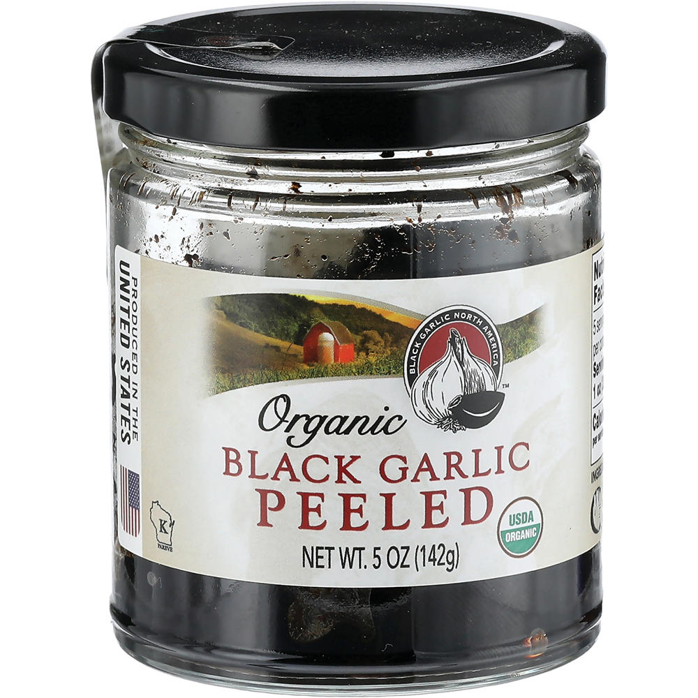 Black Garlic North America Organic Peeled Garlic , 5 oz