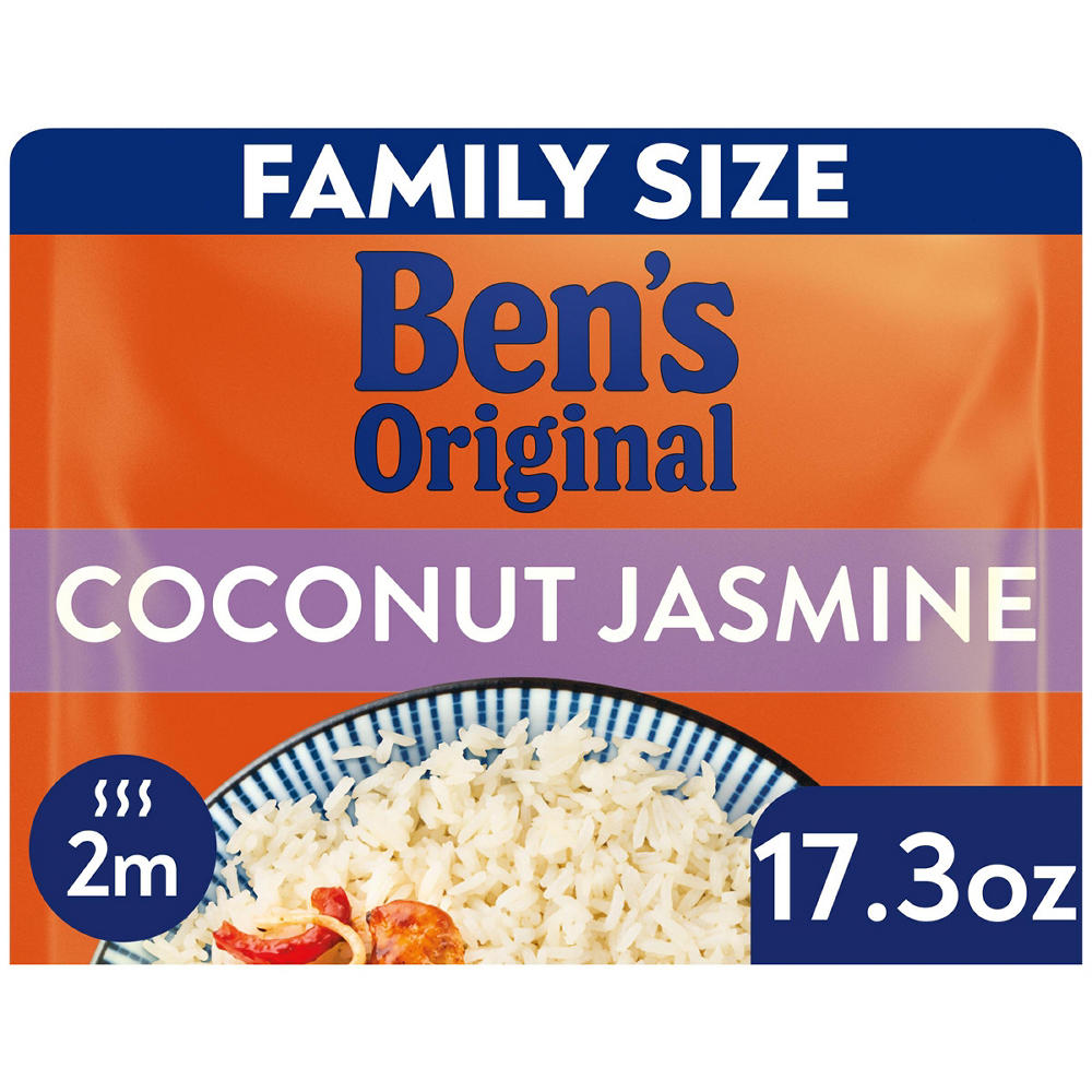 Ben's Original Ready Rice Coconut Jasmine Family Size, 17.3 oz