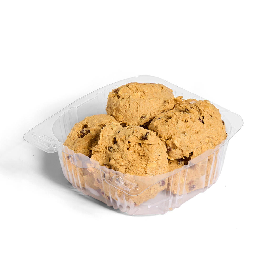 H-E-B Take & Bake Frozen Oatmeal Raisin Gourmet Cookies, 6 ct