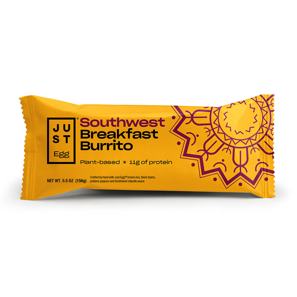 Just Egg Plant Based 11g Protein Southwest Breakfast Burrito, 5.5 oz
