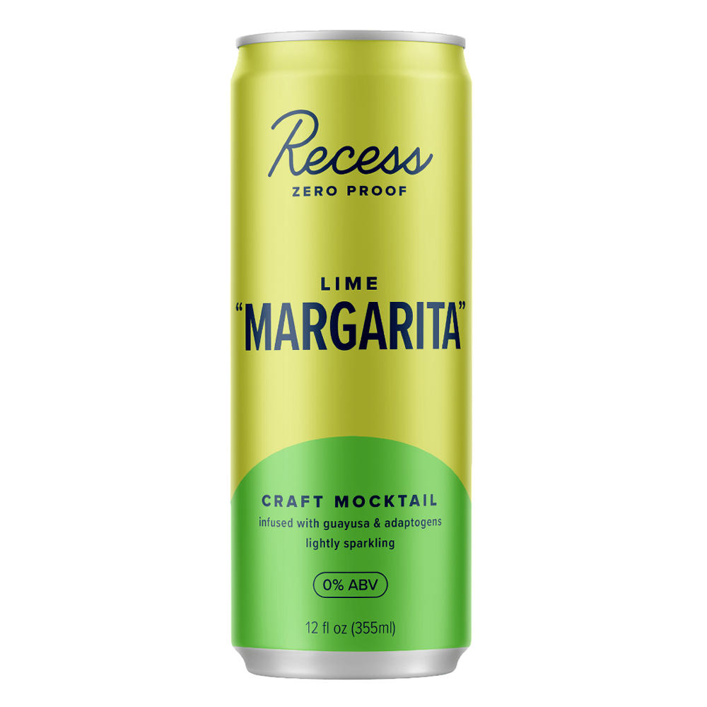 Recess Zero Proof Craft Mocktail - Lime Margarita, 12 oz
