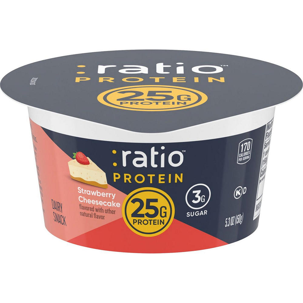 :ratio 25g Protein Strawberry Cheesecake Dairy Snack, 5.3 oz