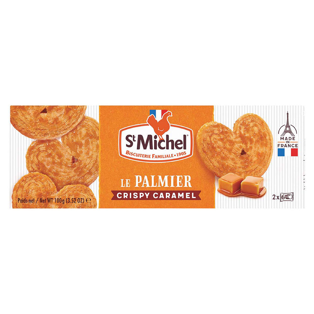 St Michel Le Palmier - Crispy Caramel , 3.52 oz