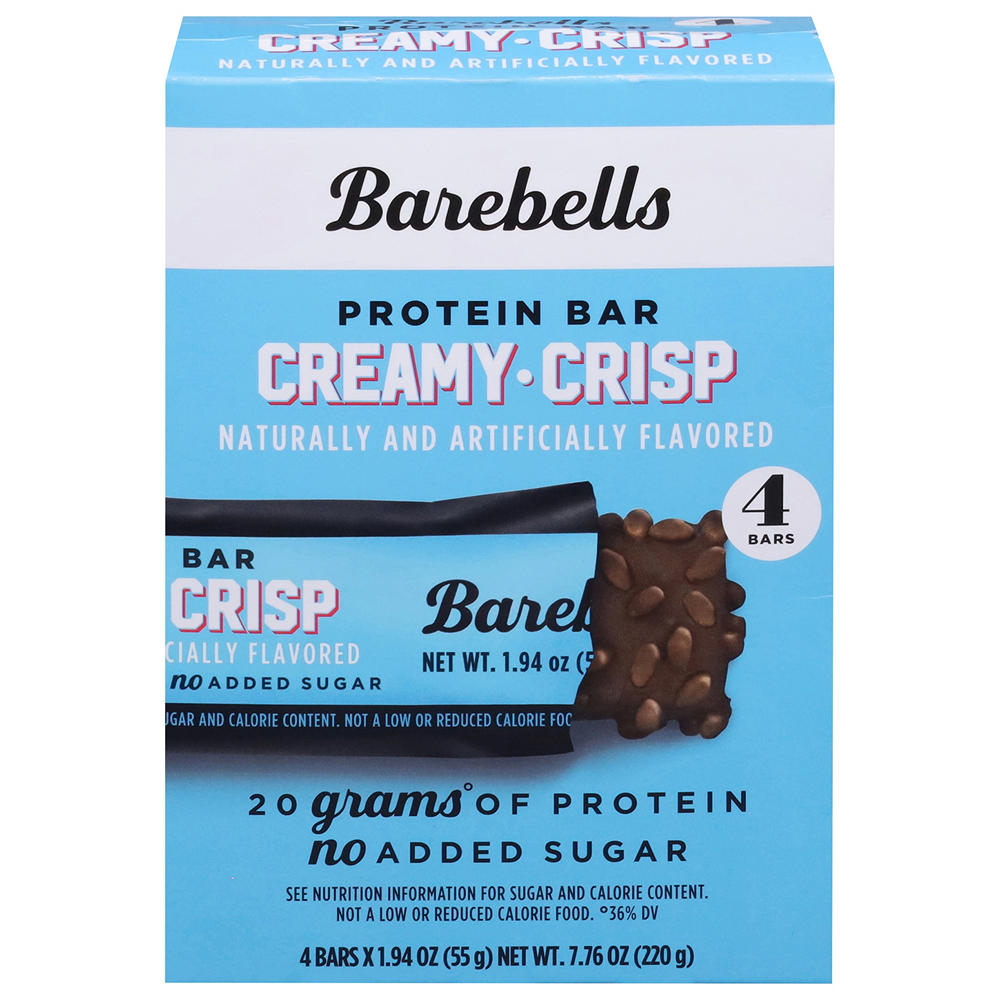 Barebells 20g Protein Bars - Creamy Crisp, 4 ct