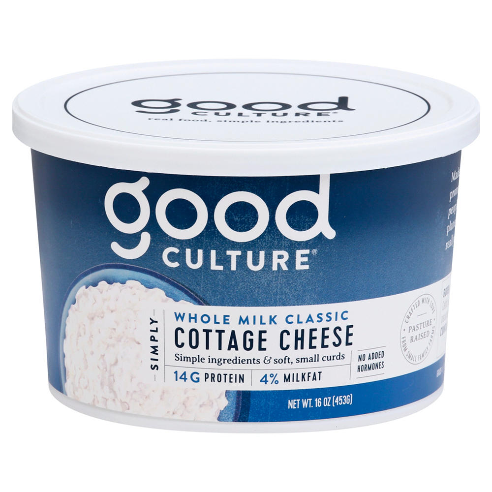 Good Culture Whole Milk Classic Cottage Cheese, 16 oz