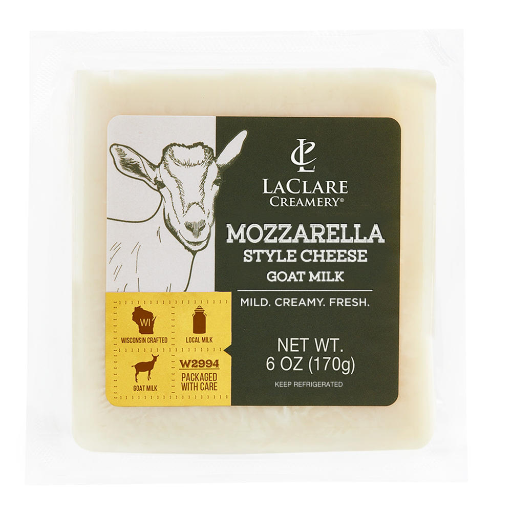 LaClare Creamery Goat Mozzarella Cheese, 6 oz