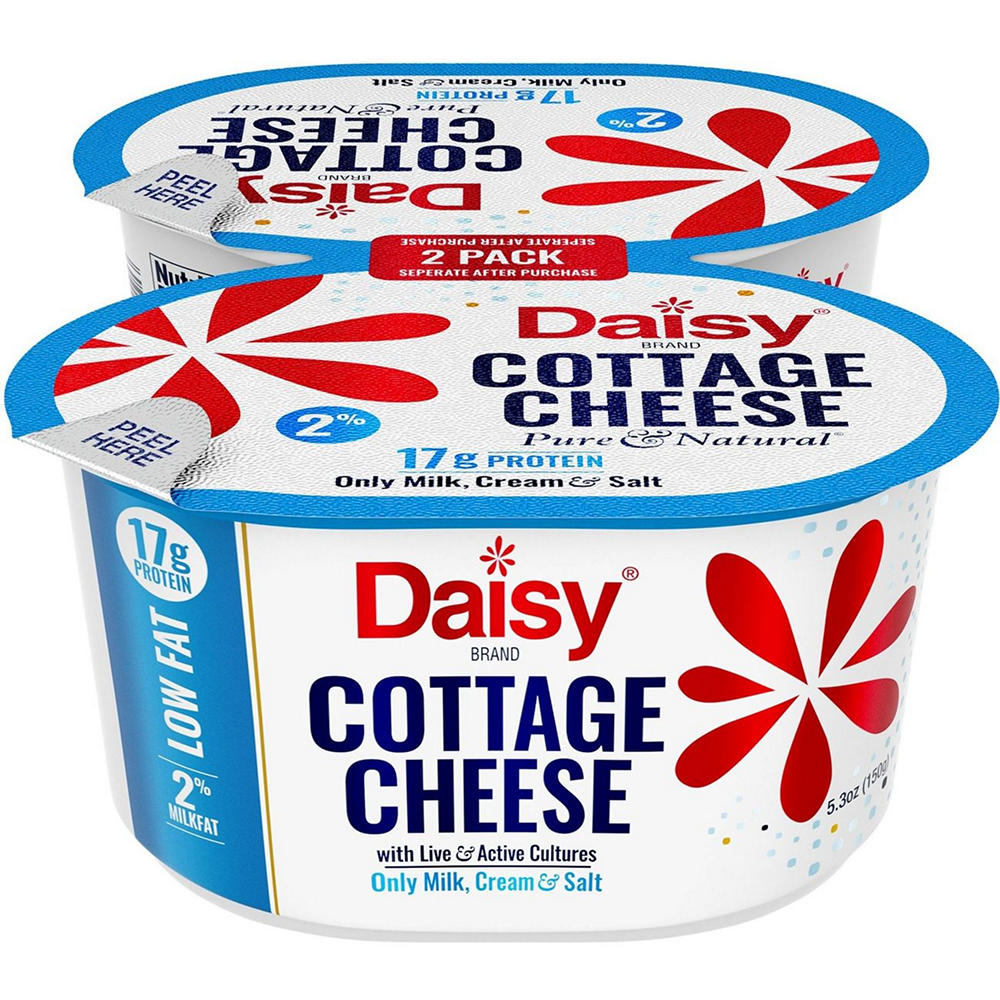 Daisy Low Fat Cottage Cheese, 2 pk, 5.3 oz