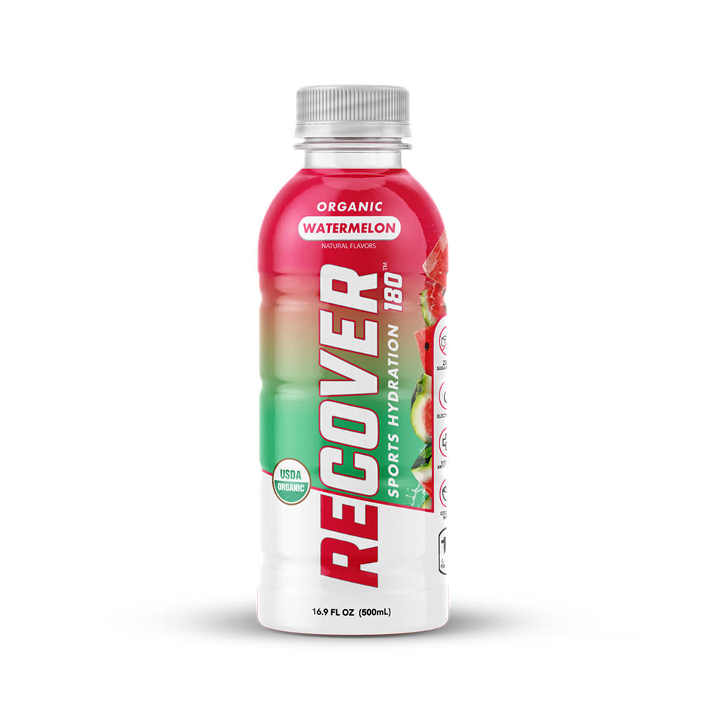 Recover 180 Organic Sports Hydration Drink - Watermelon, 16.9 oz