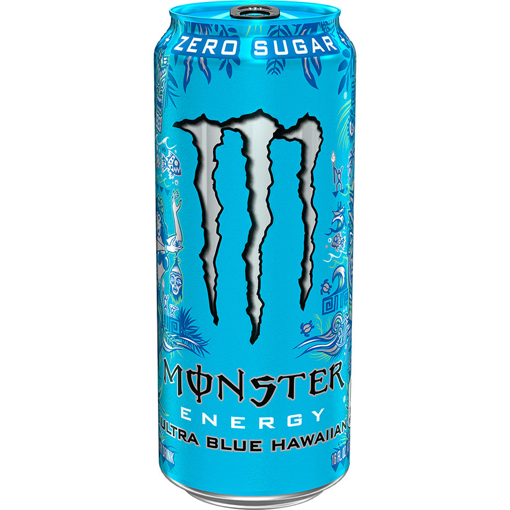Monster Energy Ultra Blue Hawaiian Single, 16 oz