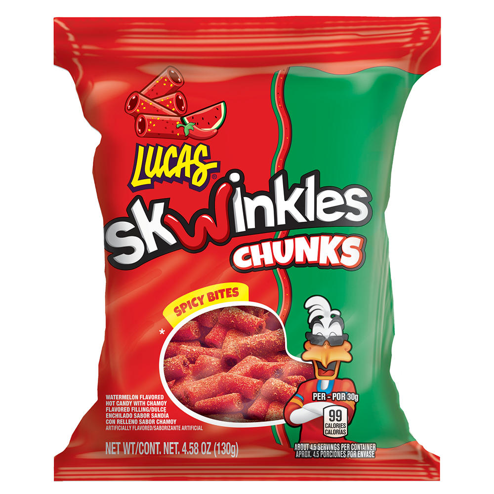 Lucas Skwinkles Chunks Spicy Watermelon Bites, 4.58 oz