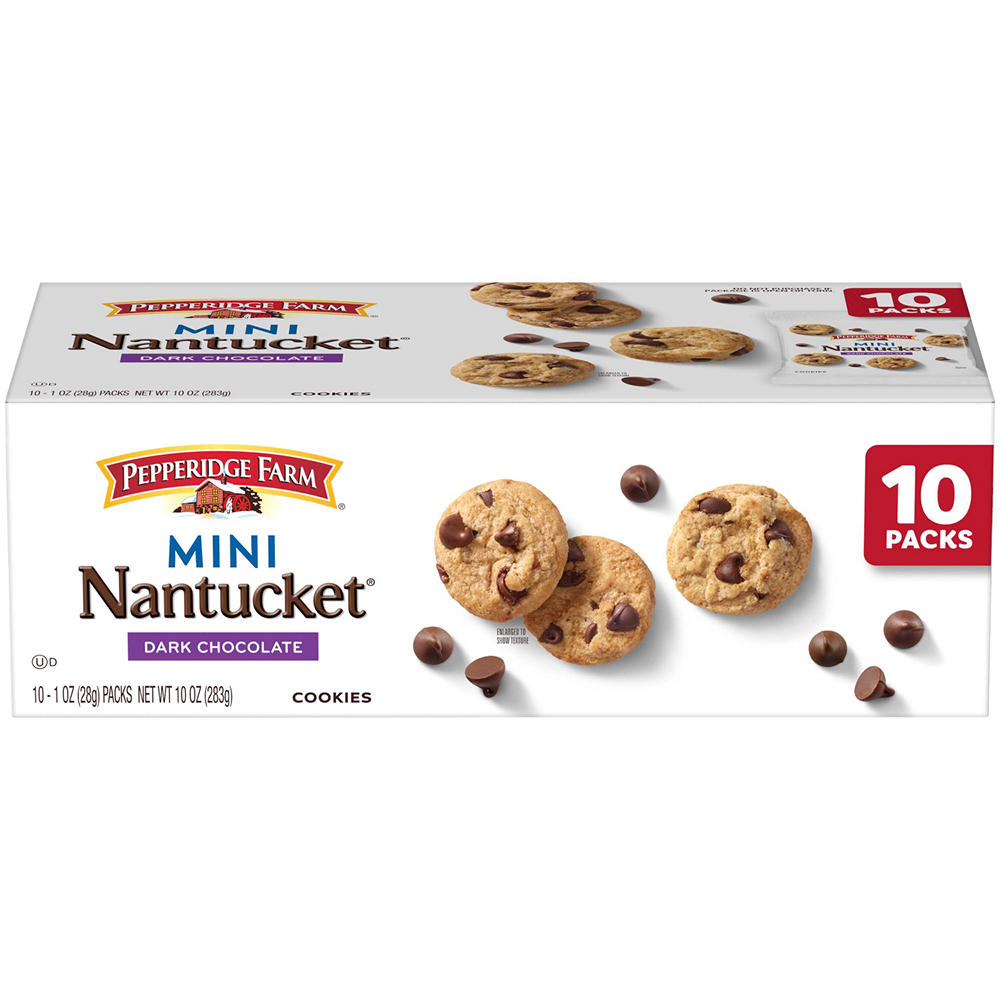 Pepperidge Farm Mini Nantucket Dark Chocolate Cookies, 10 oz