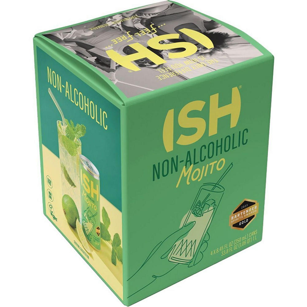 ISH Non-Alcoholic Mojito 4 pk Cans, 8.45 oz