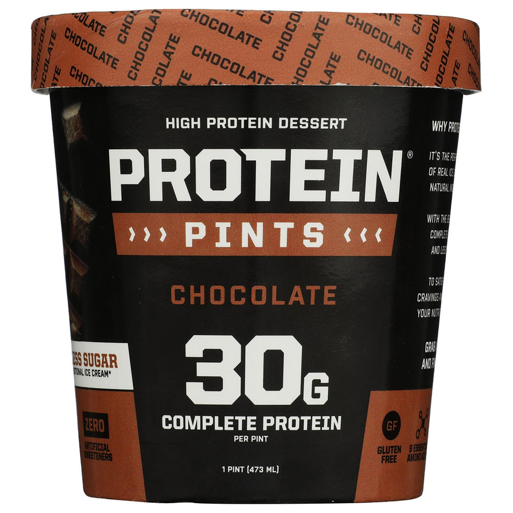 Protein Pints 30g Protein Chocolate Ice Cream, 1 pt