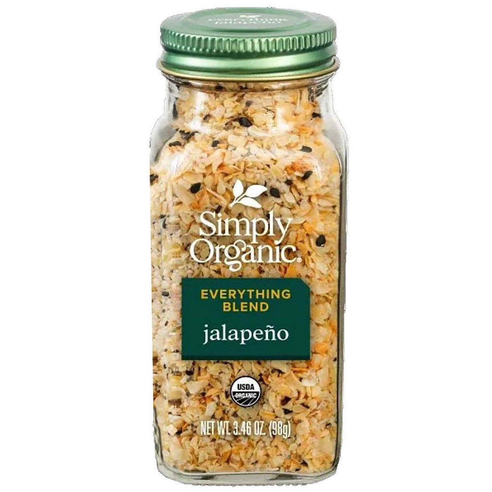 Simply Organic Everything Jalapeno Seasoning, 3.46 oz