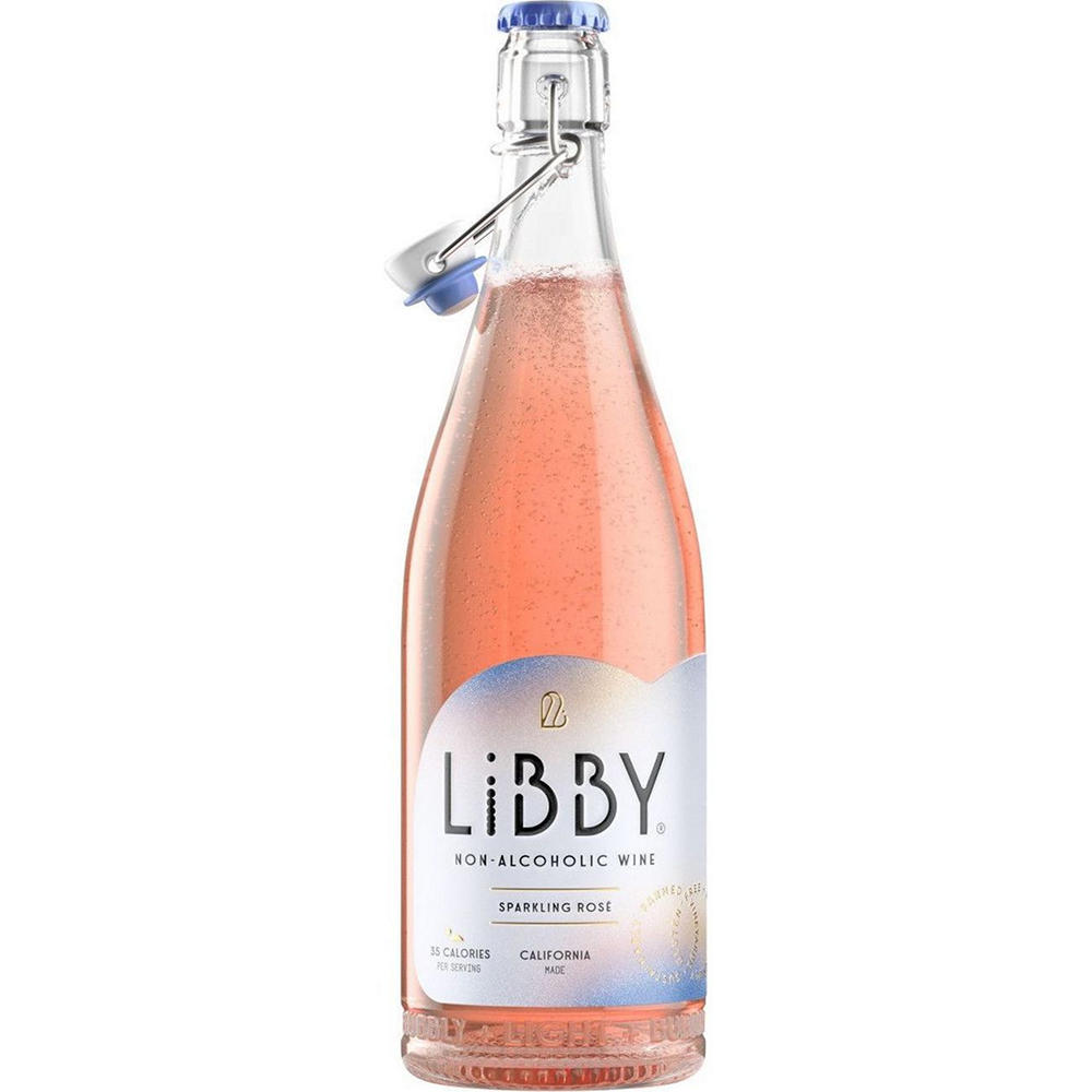 Libby Non Alcoholic Sparkling Rose California Wine, 750 mL