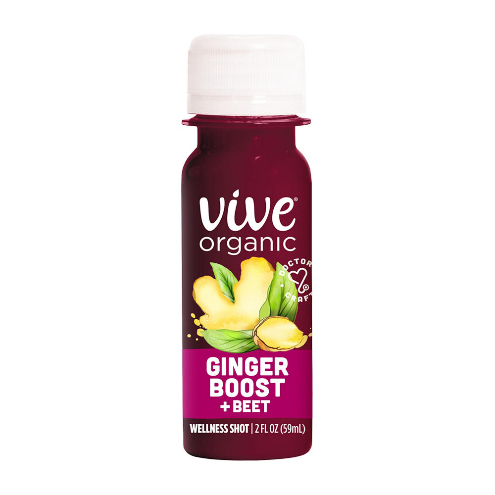 Vive Organic Ginger Beet Boost Wellness Shot, 2 fl oz