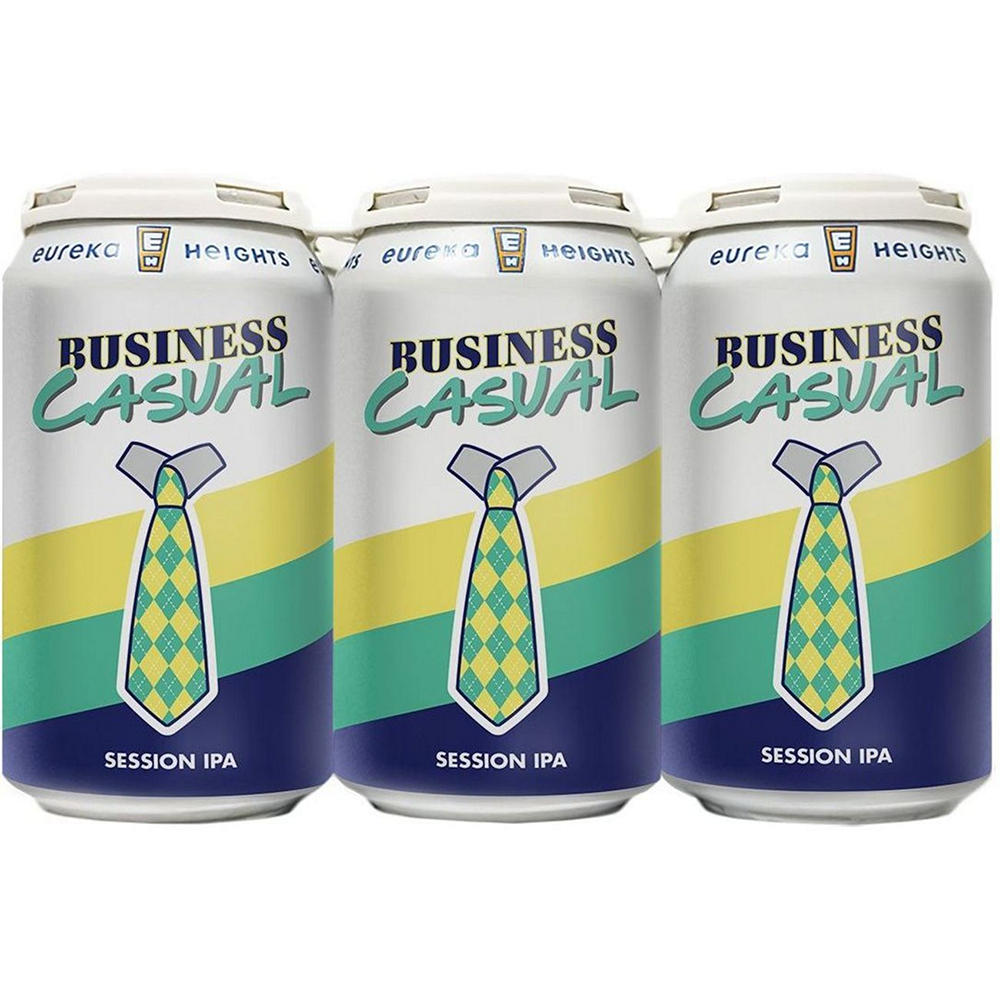 Eureka Heights Business Casual Session IPA Craft Beer 6 pk Cans, 12 oz