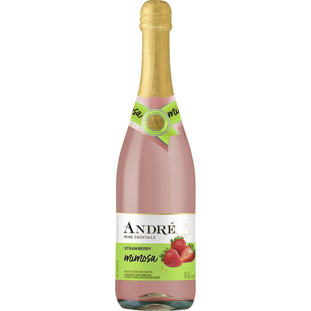 Andre Strawberry Mimosa California Wine Cocktail, 750 mL
