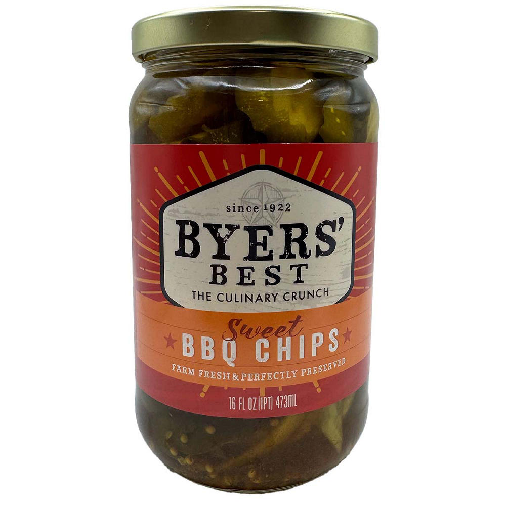 Byers' Best Sweet BBQ Pickle Chips, 16 oz