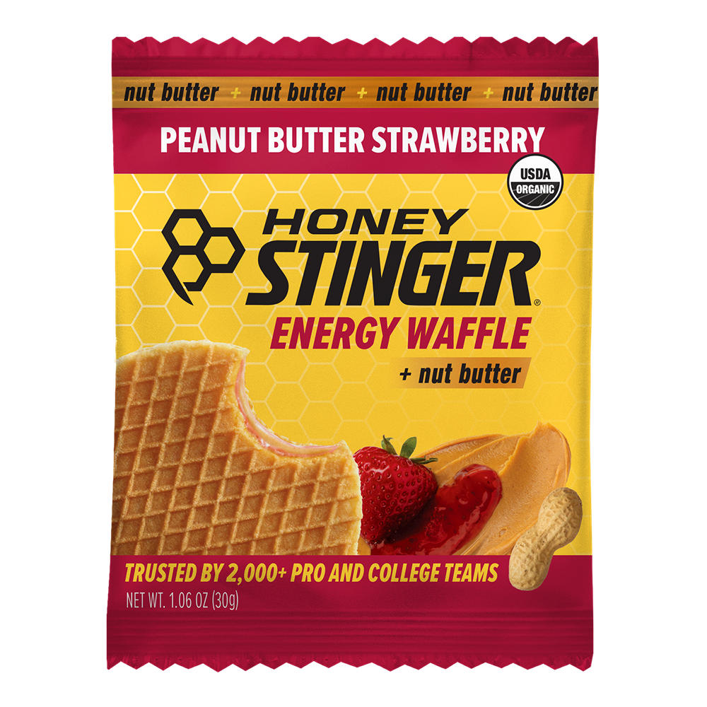 Honey Stinger Energy Waffle - Peanut Butter Strawberry, 1.06 oz