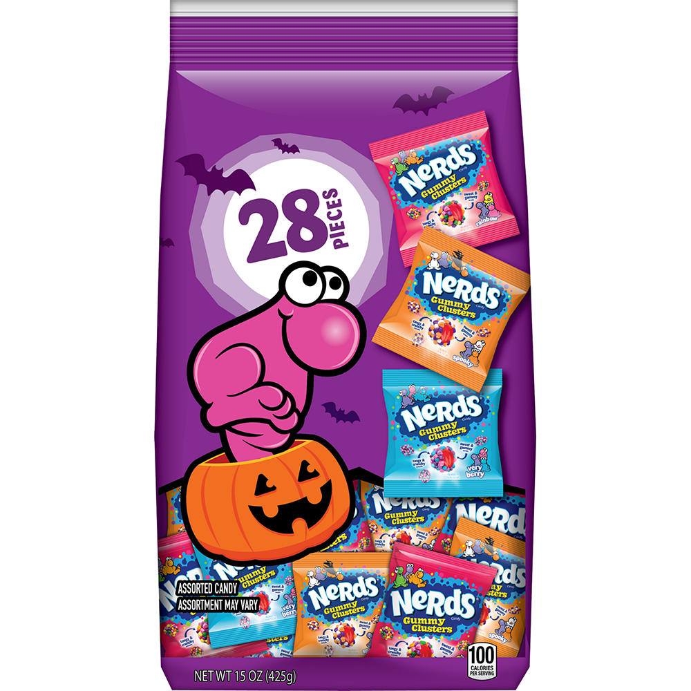 Nerds Gummy Clusters Halloween Candy, 28 pc