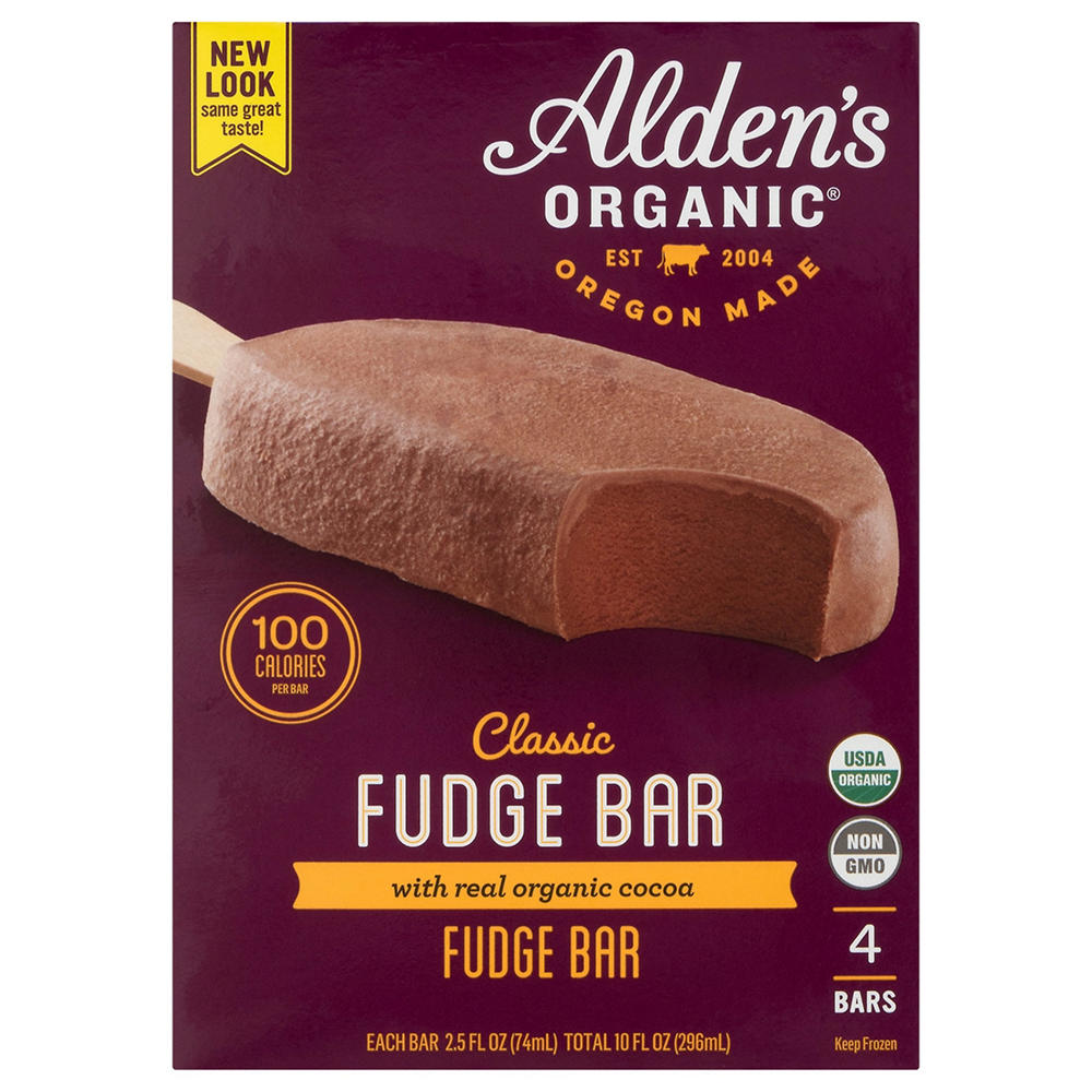 Alden's Organic Classic Fudge Bars, 4 ct