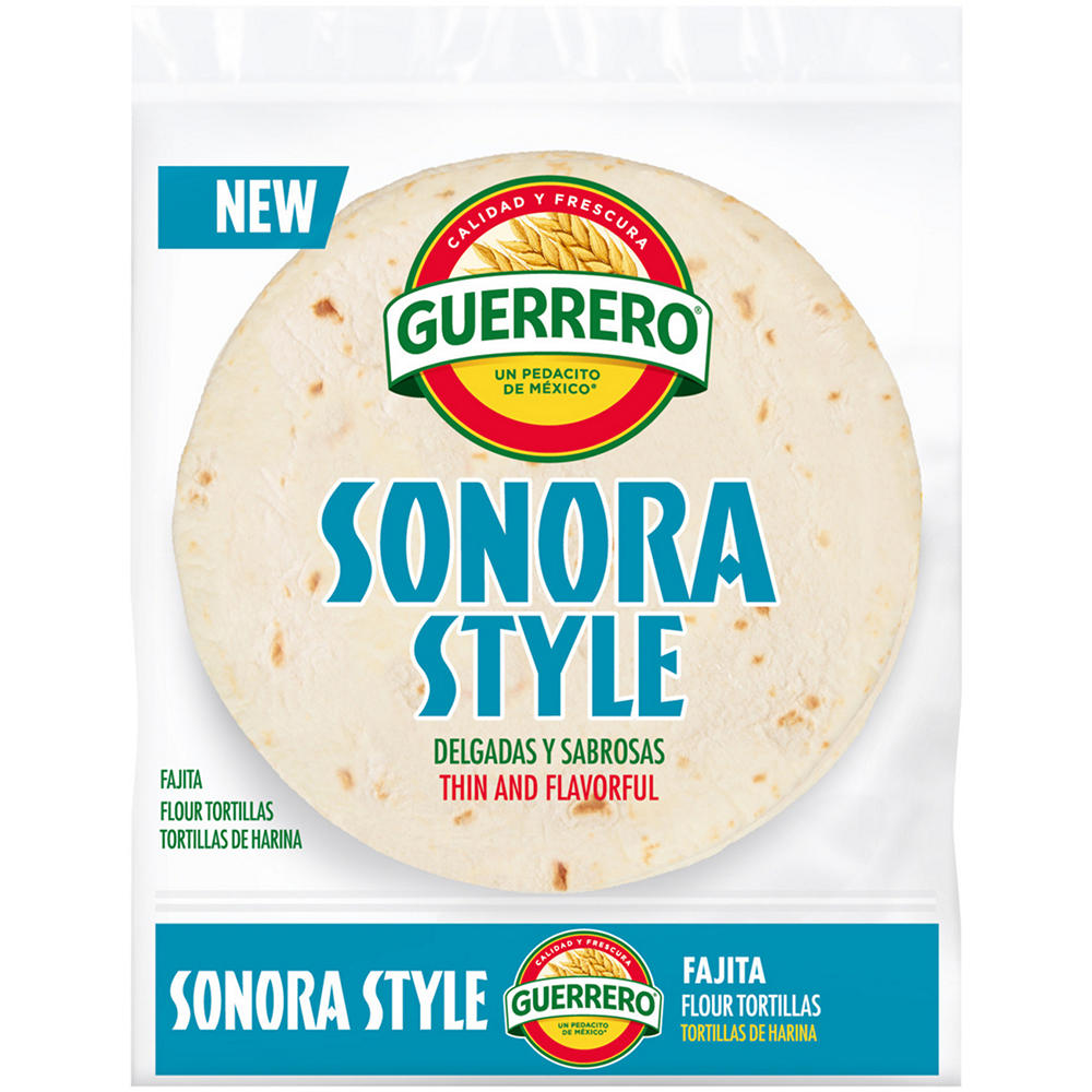 Guerrero Sonora Style Fajita Flour Tortillas, 18 ct