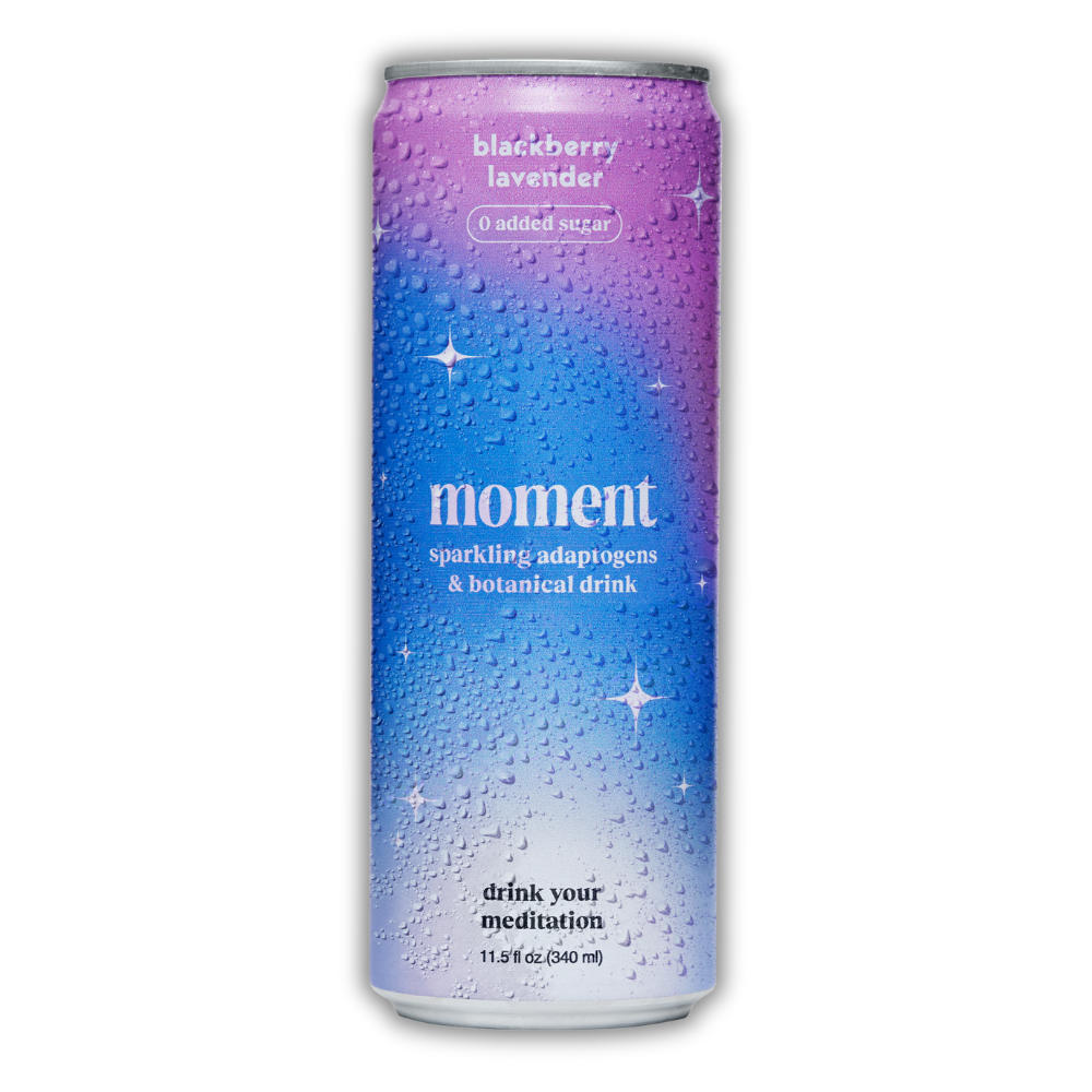 Moment Sparkling Soda - Blackberry Lavender, 11.5 oz