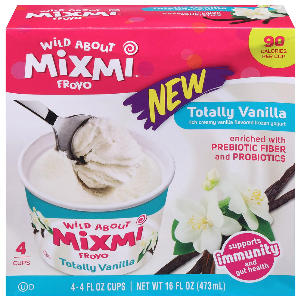 Wild About Mixmi Froyo - Totally Vanilla, 4 ct