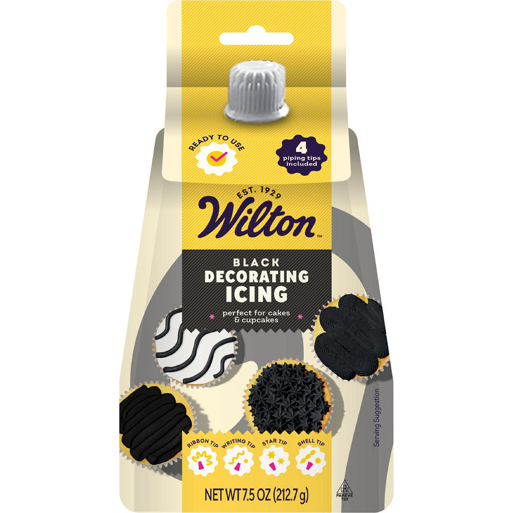 Wilton Black Decorating Icing, 7.5 oz
