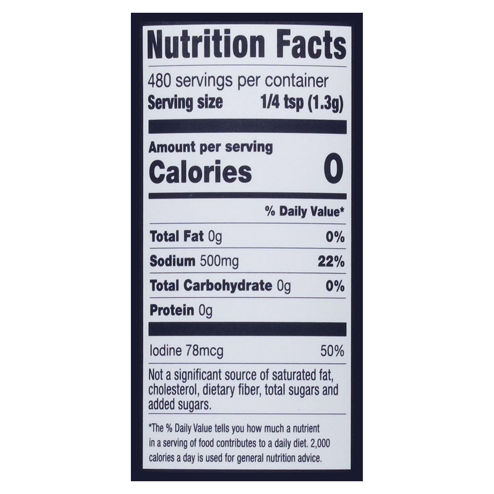 Morton Iodized Himalayan Pink Salt, 22 oz