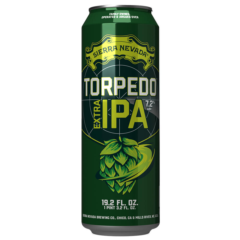 Sierra Nevada Torpedo Extra IPA Craft Beer Can, 19.2 oz
