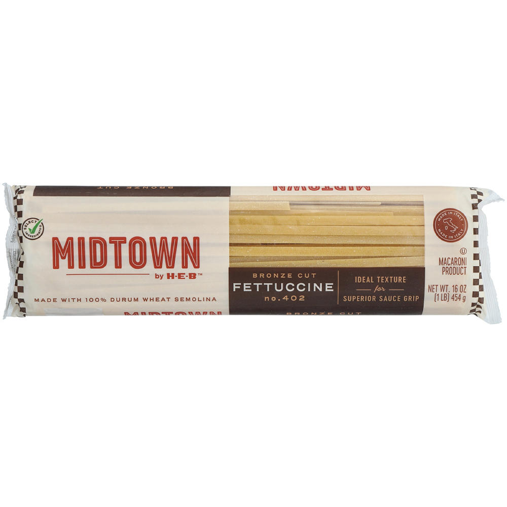 Midtown by H-E-B Bronze Cut Fettuccine, 16 oz
